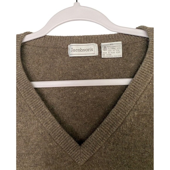 Jacobson's Mens Sweater 100% Lambswool - Picture 2 of 7